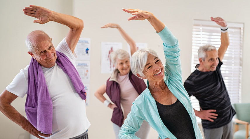 Group exercise class